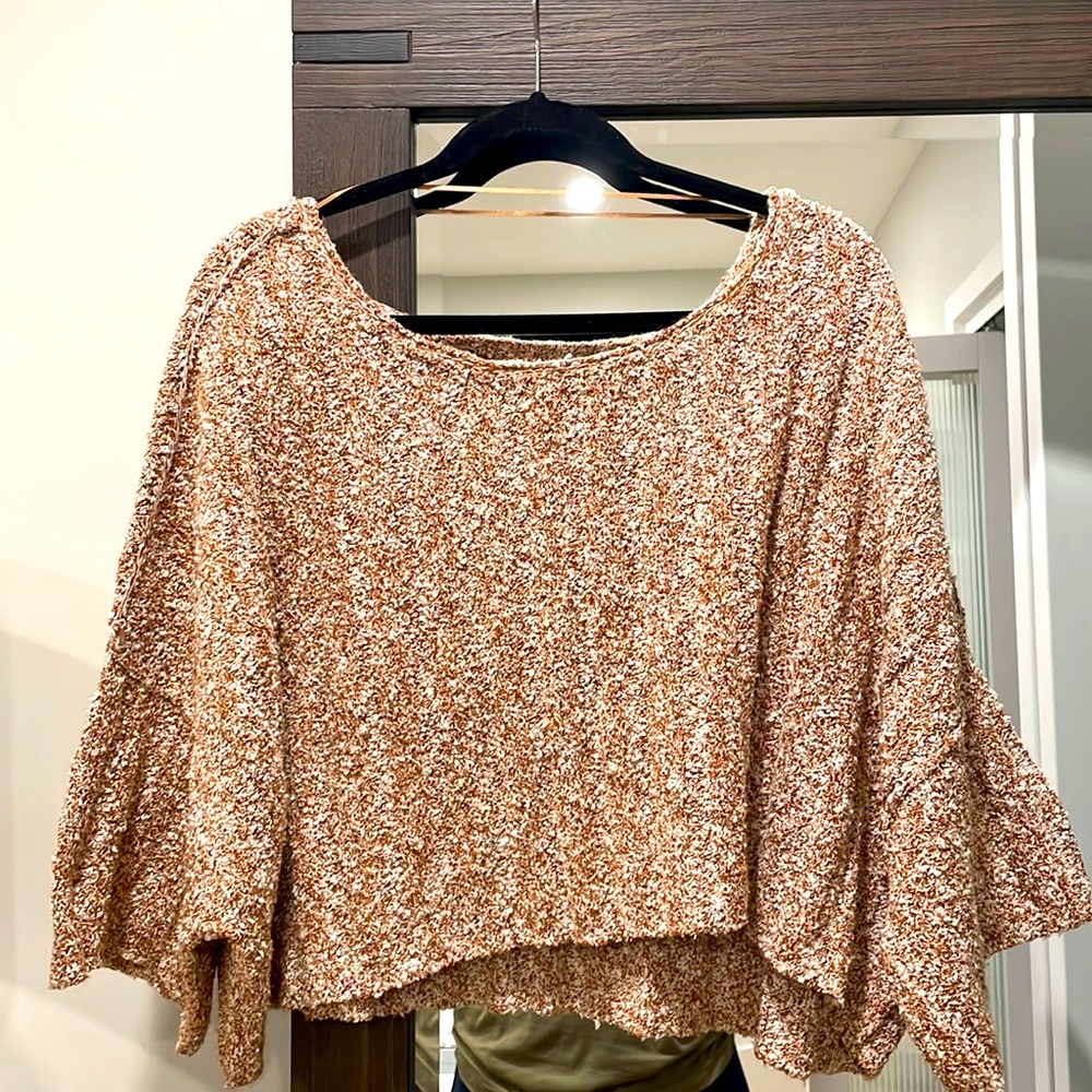 Free People Cropped Sweater